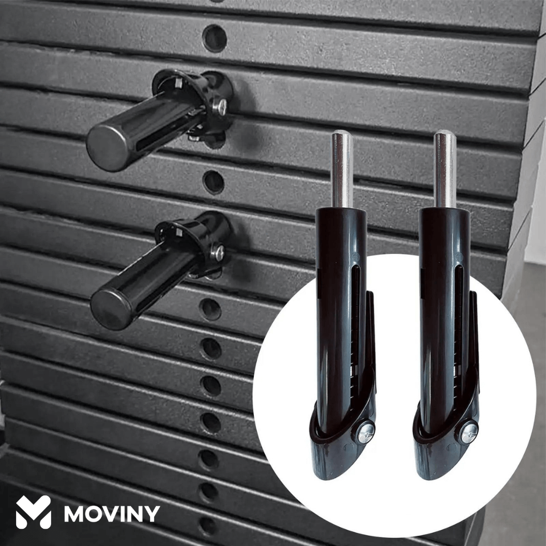 DropSet PowerPin 9.5mm - Pino de Peso Portátil para Máquinas de Musculação