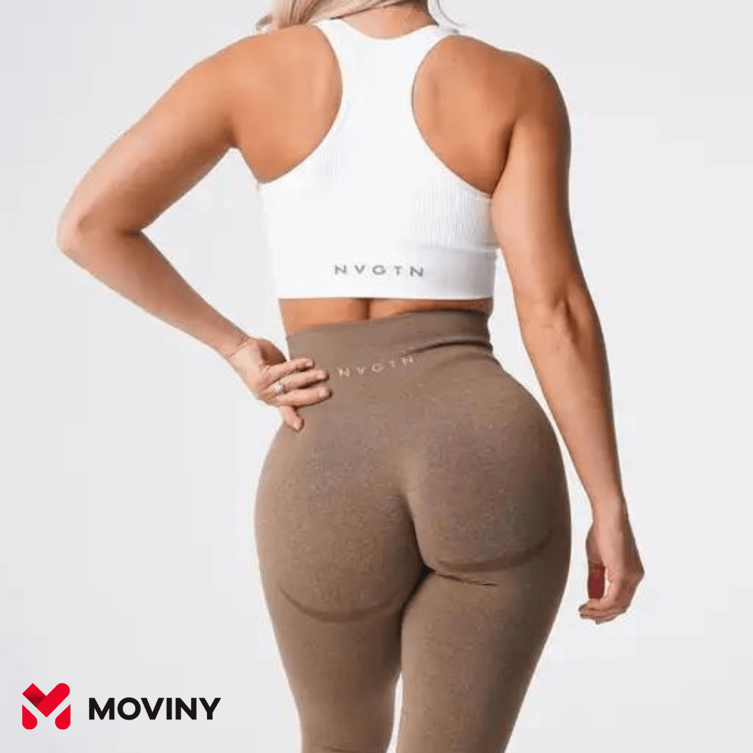 Leggings Seamless - Spandex de Alta Elasticidade